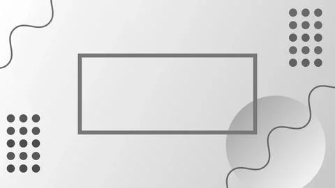 Minimal monochromatic corporate presentation style bg frame. Clean modern d.. Stock Illustration