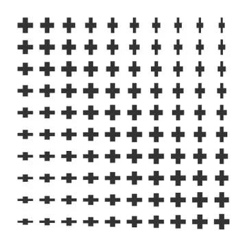 Minimal monochrome dynamic halftone background. Stock Illustration