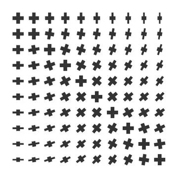Minimal monochrome dynamic halftone background. Stock Illustration