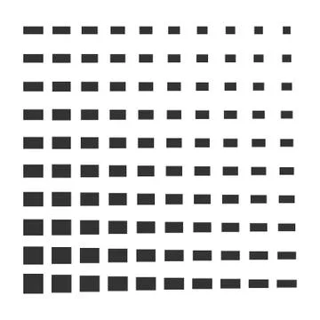 Minimal monochrome dynamic halftone background. Stock-Illustration