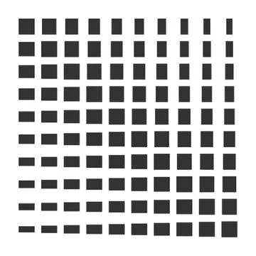 Minimal monochrome dynamic halftone background. Illustrazione stock