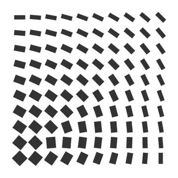 Minimal monochrome dynamic halftone background. Stock Illustration