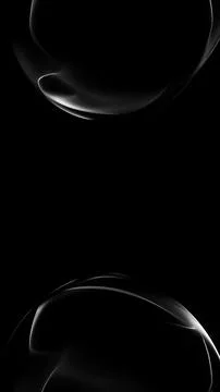 Minimal monochrome wave frame on black vertical background with refined lig.. Stock Illustration