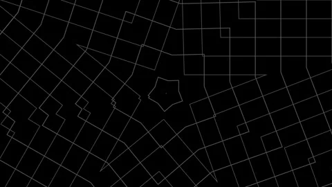 Minimal monochrome wave grid technology background with precise digital motio Видео 335544833
