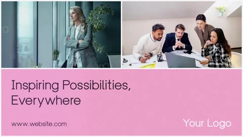 Minimal Multiscreen Corporate Business Slideshow | Professional Grid Opener Stock After Effects