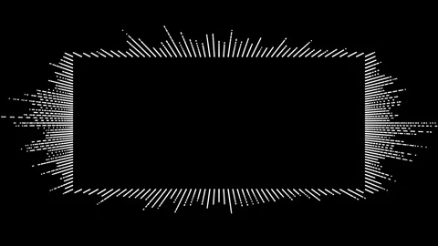 Minimal Music Hud Equalizer Banner Background 스톡 동영상 340561619