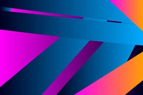 Minimal neon abstract background graphic design.Trendy retro 90s vector ill.. Stock Illustration