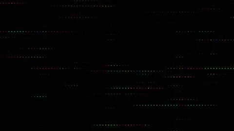 Minimal Neon Dot Lines Motion Background, Abstract Digital Signal Flow Animation Vidéo 333144539