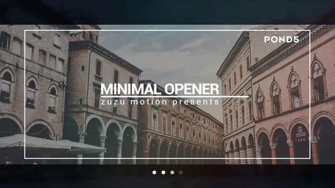 Minimal Opener 库存 After Effects