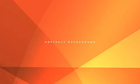 Minimal orange abstract background. Geometric elements and dynamic shapes Stock Illustration