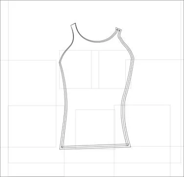 Minimal Outline Vector Elements with Clean Line Art 스톡 일러스트