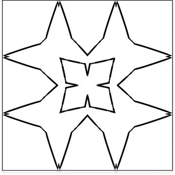 Minimal Outline Vector Elements with Clean Line Art 스톡 일러스트