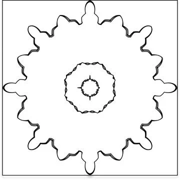 Minimal Outline Vector Elements with Clean Line Art Illustrazione stock