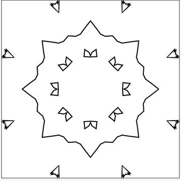 Minimal Outline Vector Elements with Clean Line Art Stock Illustration