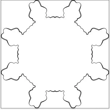 Minimal Outline Vector Elements with Clean Line Art Illustrazione stock