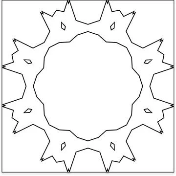 Minimal Outline Vector Elements with Clean Line Art Illustrazione stock