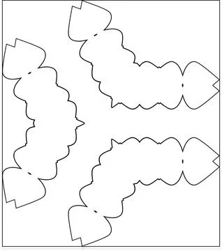 Minimal Outline Vector Elements with Clean Line Art Stock Illustration