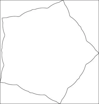 Minimal Outline Vector Elements with Clean Line Art Stock Illustration