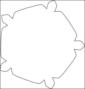 Minimal Outline Vector Elements with Clean Line Art Stock Illustration