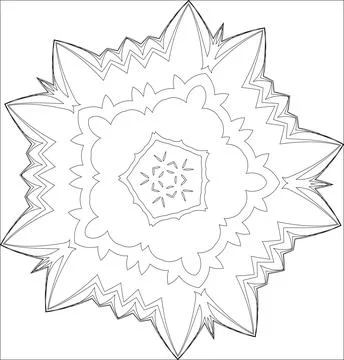Minimal Outline Vector Elements with Clean Line Art Stock Illustration