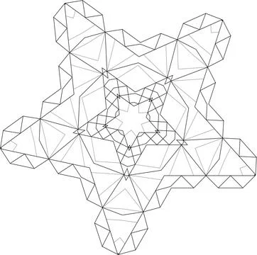 Minimal Outline Vector Elements with Clean Line Art 스톡 일러스트