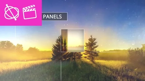 Minimal Panels Slideshow - Apple Motion and Final Cut Pro X Template Stock After Effects