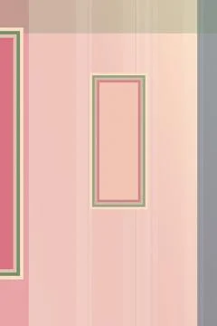 A minimal pastel background with nested rectangular frames in soft pink and.. Stock Illustration