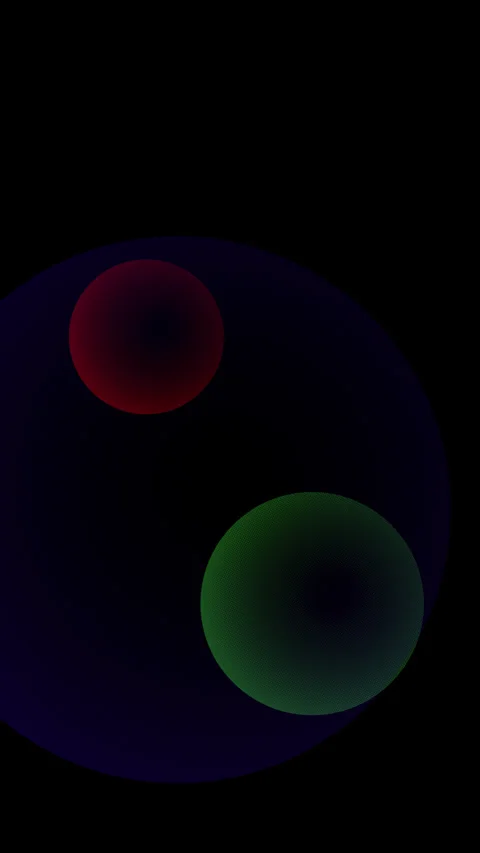 Minimal Pastel Halftone Spheres Loop 4K Alpha channel Stock Footage 336049599