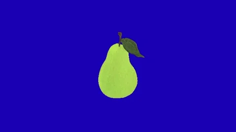 Minimal pear illustration vector design art Vídeos de archivo 337328361