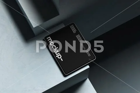 Minimal Perspective Tablet Mockup PSD Template