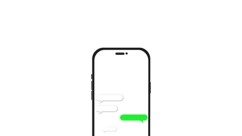 Minimal phone frame graphic display space, black edge, camera slot, portrait lay Stock Footage 340577773