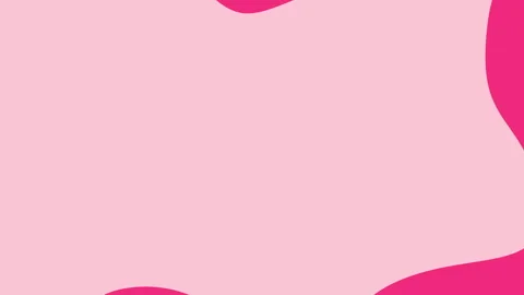 Minimal pink background with abstract organic frame Stock Footage 314173446