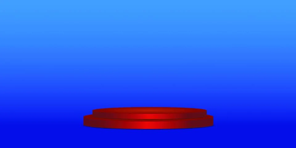 Minimal Podium 3D Rendering Background Stock Illustration