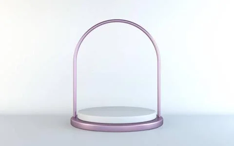 Minimal podium abstract shape 3D Minimal podium abstract shape 3D render i... Foto stock