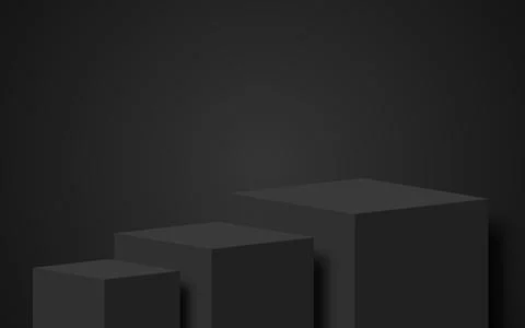 Minimal podium with background. Vector illustration. Stock Illustration