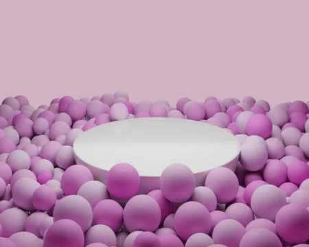 Minimal Podium Showcase Stock Photos