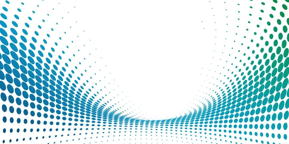Minimal point surface. Blue dots on white background. Simple pattern Stock Illustration