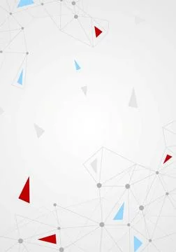 Minimal polygonal design with triangles Minimal polygonal design with tria... Stock Photos