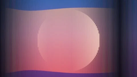 A minimal poster with a minimal line pattern Stock Footage 309946084