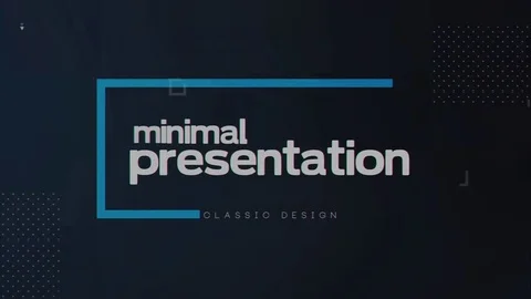 Minimal Presentation Stock After Effects