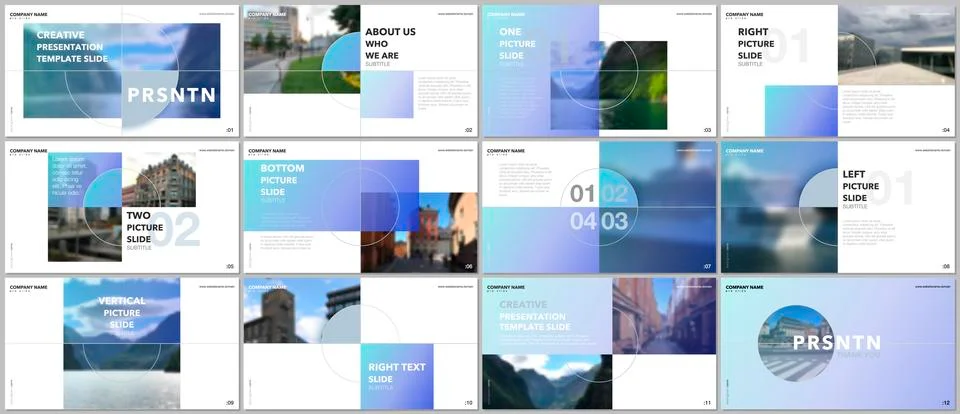 Minimal presentations design, portfolio vector templates with elements on white 스톡 일러스트