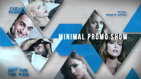 Minimal Promo Opener After Effects stock
