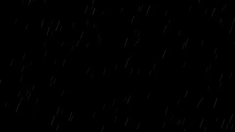 Minimal rainfall icon displayed on a black background featuring clean white.. Stock Footage 335022050