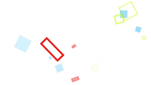 Minimal rectangle and square geometric loop with seamless motion effect Stock Footage 339304727