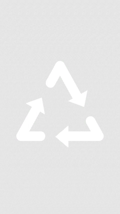 Minimal recycling arrows icon video animation Stock Footage 330456830