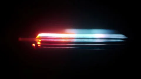 Minimal Red Blue Light Beam Background Seamless Loop Video stock 328293409