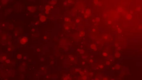 Minimal red bokeh glittery particles FHD motion background Stock Footage 334002208