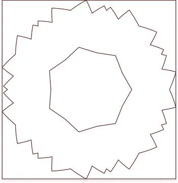 Minimal Red Simple Multi Use Outline Vector Elements with Clean Line Art Stock Illustration