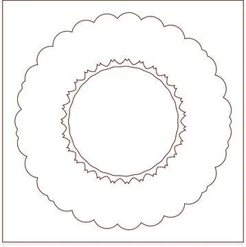 Minimal Red Simple Multi Use Outline Vector Elements with Clean Line Art イラスト素材