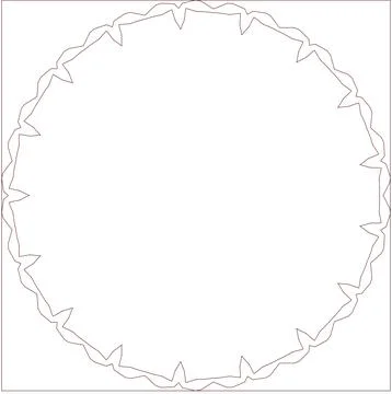 Minimal Red Simple Multi Use Outline Vector Elements with Clean Line Art Stockillustratie